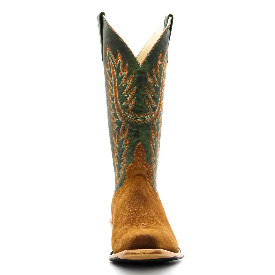 HorsePower Boots Horsepower Top Hand Tan Roughout Men's Boot - Image 5