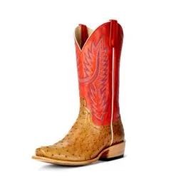 HorsePower Boots Horse Power Top Hand Antique Saddle Full Quill Men's Boot