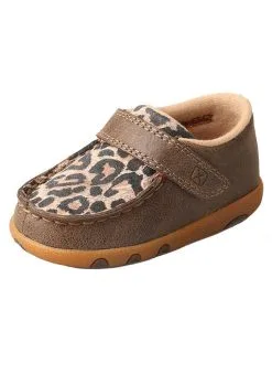 Twisted X Boots Twisted X Leopard Infant Driving Moc