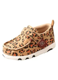 Twisted X Boots Twisted X Leopard Cork Infant Driving Moc