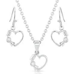 Group Montanta Silversmith Montana Silversmith Fiery Heart Of Ice Jewelry Set