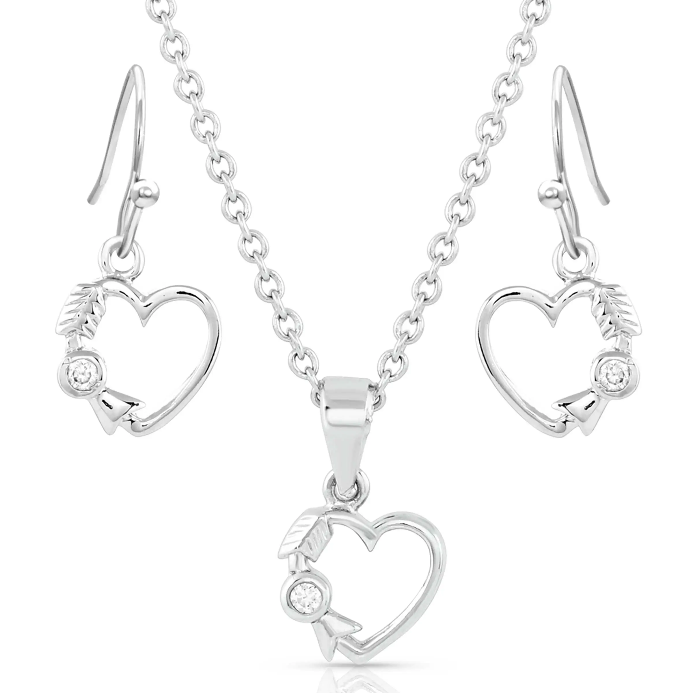 Group Montanta Silversmith Montana Silversmith Fiery Heart Of Ice Jewelry Set
