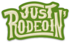 Dalewear Just Rodeoin' Sticker