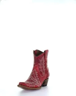 Corral Boots Corral Red Ladies' Shortie Boot