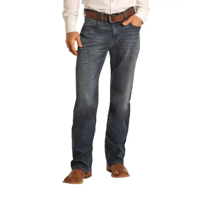 Panhandle Western Wear Rock & Roll Relaxed Fit Straight Leg Vintage Men's Jean