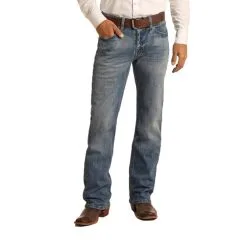 Panhandle Western Wear Rock & Roll Relaxed Fit Straight Leg Vintage Men's Jean