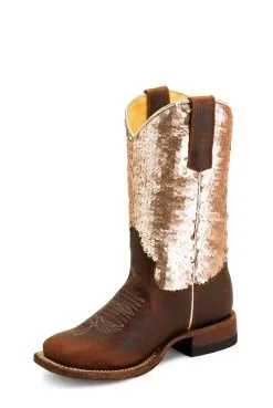 Macie Bean Distressed Bison Children's Boot