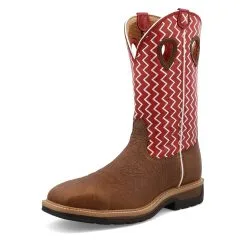 Twisted X Boots Twisted X Distressed Saddle Western Work Boot