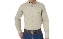 Wrangler VF Jeanswear Wrangler Tan Painted Desert Men's Shirt