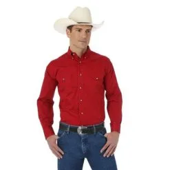 Wrangler VF Jeanswear Wrangler Red Painted Desert Men's Shirt