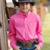 Cinch-Rocky Mountain Clothing Company Cinch Pink Children's Shirt