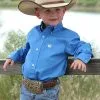 Cinch-Rocky Mountain Clothing Company Cinch Blue Children's Shirt