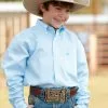 Cinch-Rocky Mountain Clothing Company Cinch Light Blue Striped Children's Shirt