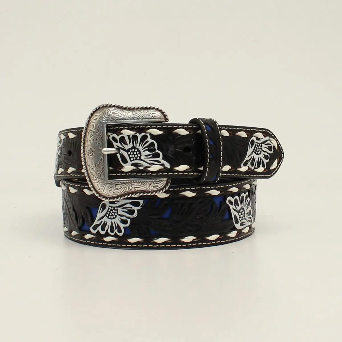 M&F Western Products Nocona Floral Piece Men's Belt