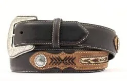 M&F Western Products Nocona Distressed Leather Men's Belt