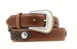 M&F Western Products Nocona Distressed Leather Men's Belt