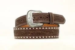 M&F Western Products Nocona Floral Basketweave Men's Belt