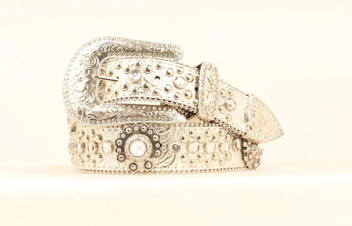 M&F Western Products Nocona Floral Crystal Concho Ladies' Belt