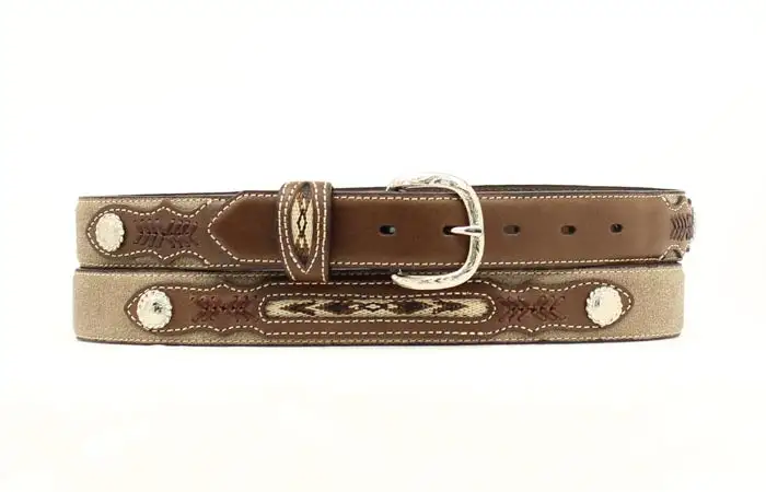 M&F Western Products Nocona Fabric Insert Children's Belt