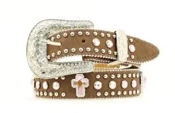 M&F Western Products Crystal Cross Children's Belt