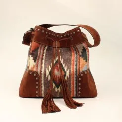 M&F Western Products Aztec Concealed Carry Bucket Bag
