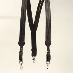 M&F Western Products Nocona Basketweave Suspenders