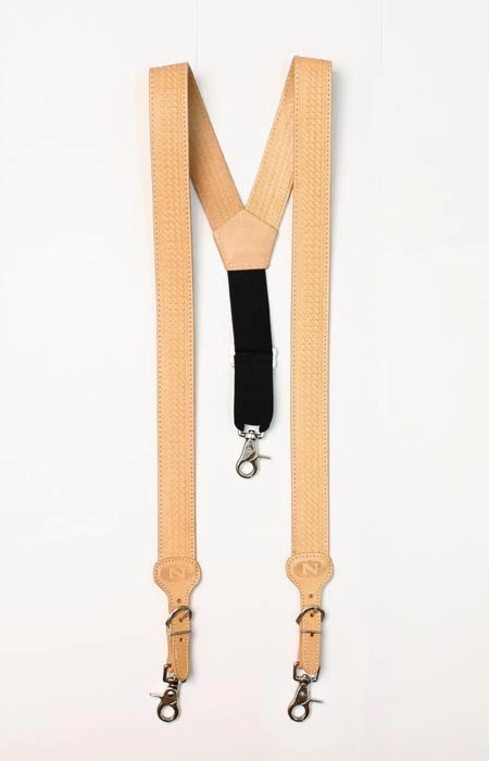 M&F Western Products Nocona Basketweave Suspenders