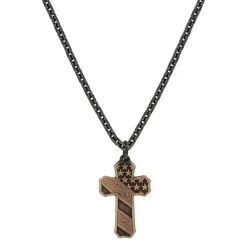 Group Montanta Silversmith Montana Silversmiths Faded Glory Cross Necklace