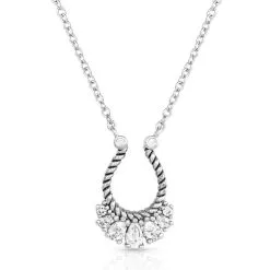 Group Montanta Silversmith Montana Silversmiths Crystal Congeniality Necklace