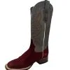 Tanner Mark Red Roughout Ladies' Boot