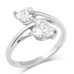 Group Montanta Silversmith Montana Silversmiths Lily Pad Crystal Wrap Ring