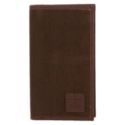 STS-Carroll Companies STS Chocolate Canvas Long Bifold Wallet