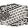 Group Montanta Silversmith Montana Silversmiths Classic Impressions Waving American Flag Attitude Buckle