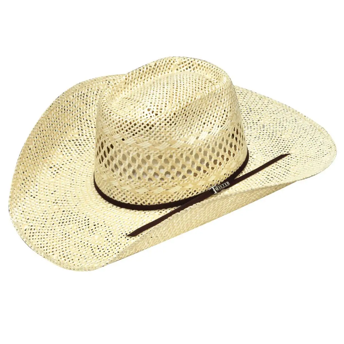 M&F Western Products Twister 4.5" Brim 2 Cord Straw Hat