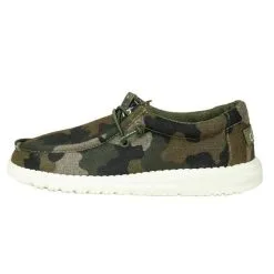 Hey Dude Children's Wally Camo Shoe