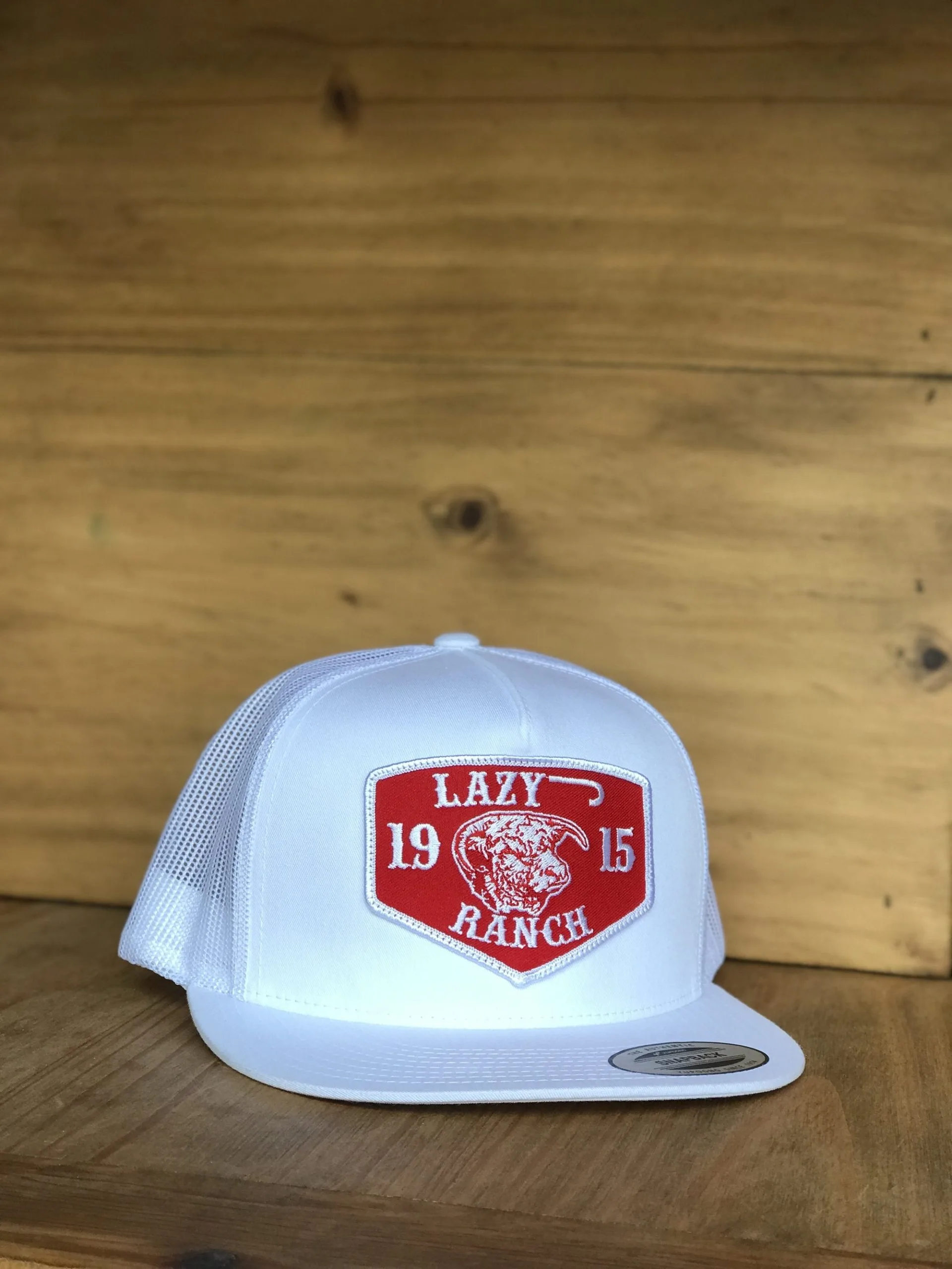 Lazy J Ranchwear Red Ranch Patch Cap
