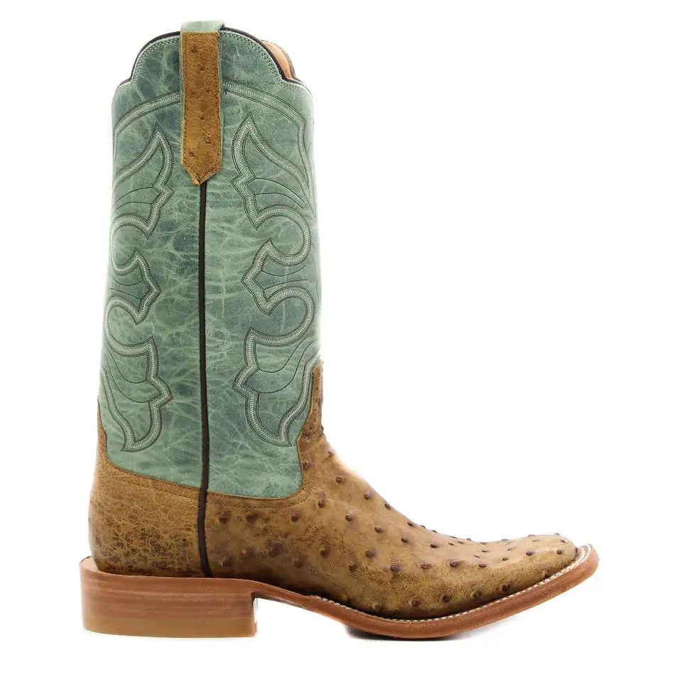 Rios Of Mercedes Exclusive Terra Vintage Full Quill Ostrich Men's Boot - Image 2