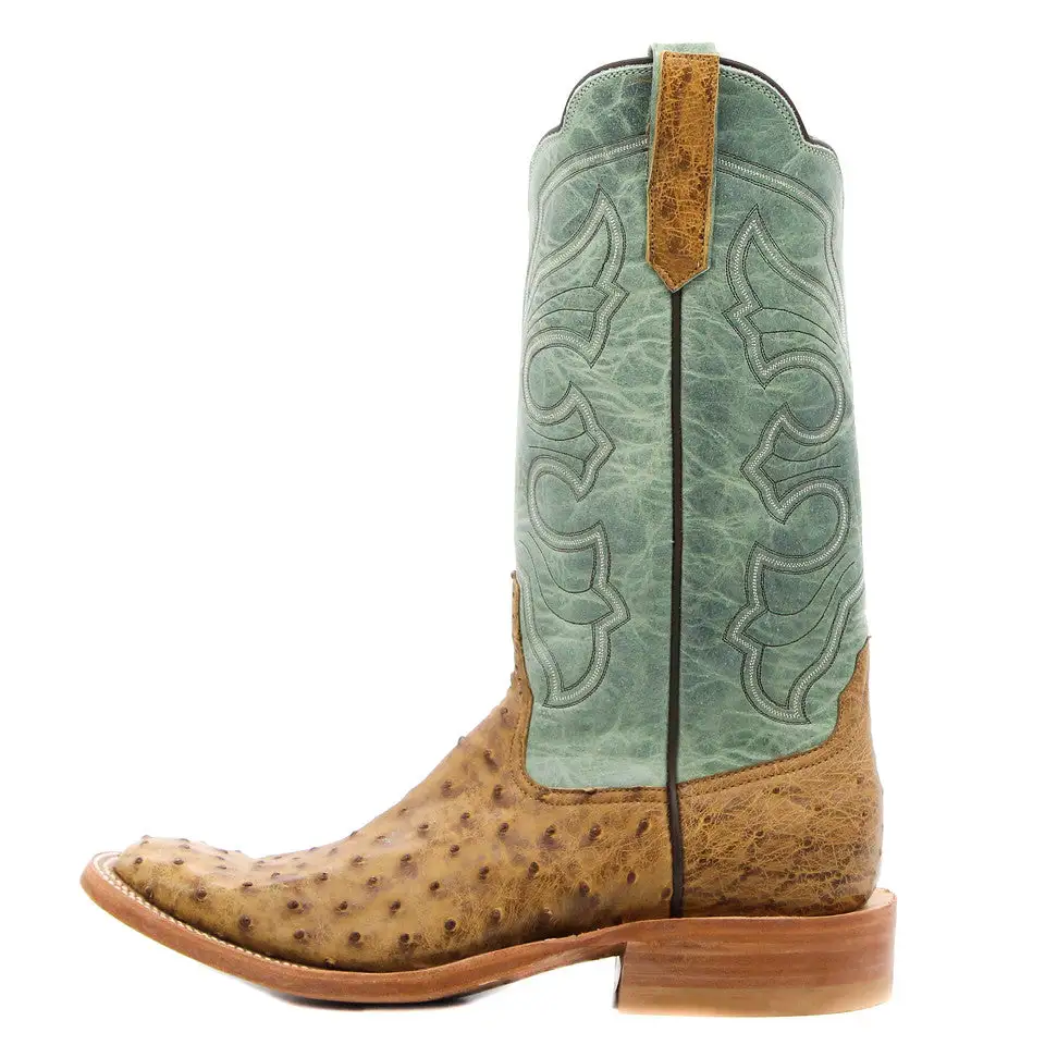 Rios Of Mercedes Exclusive Terra Vintage Full Quill Ostrich Men's Boot - Image 3