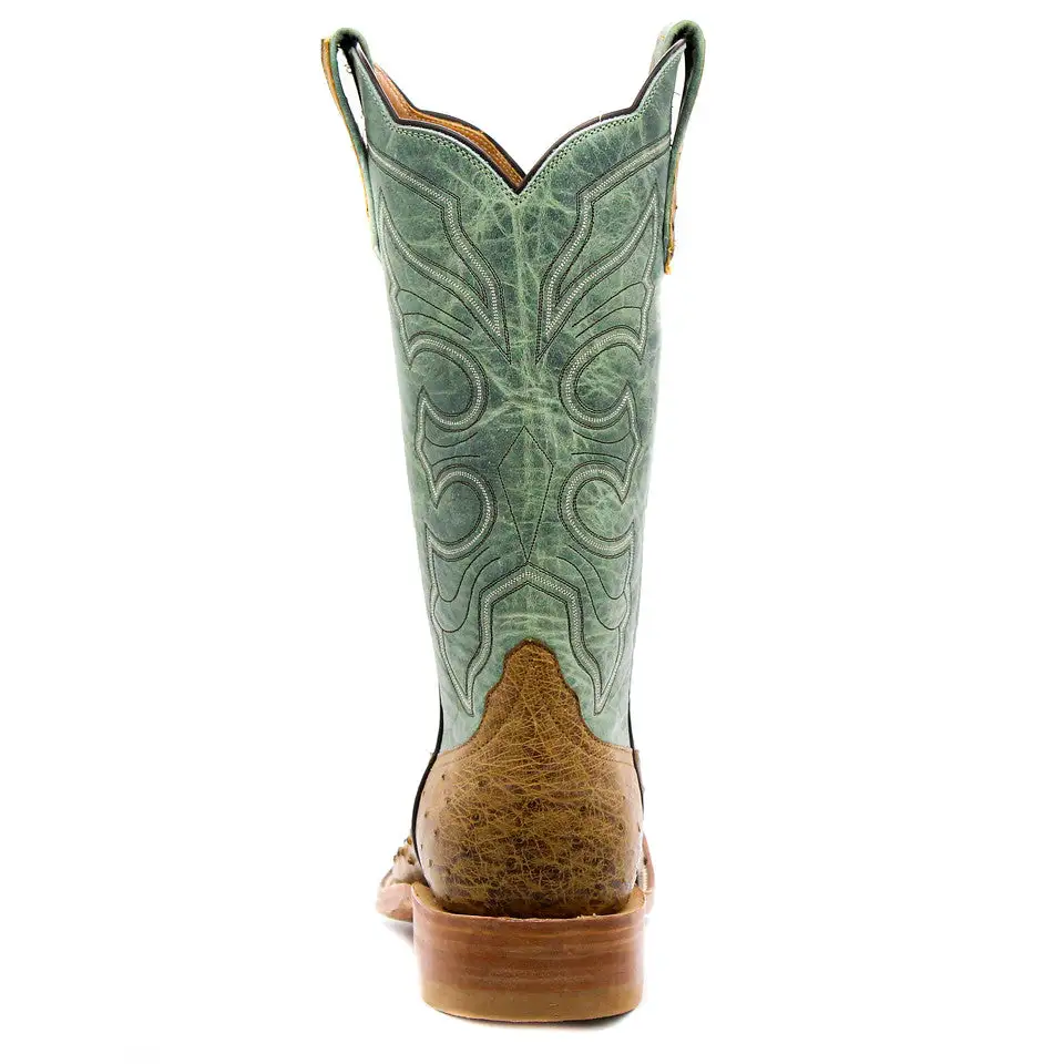 Rios Of Mercedes Exclusive Terra Vintage Full Quill Ostrich Men's Boot - Image 4