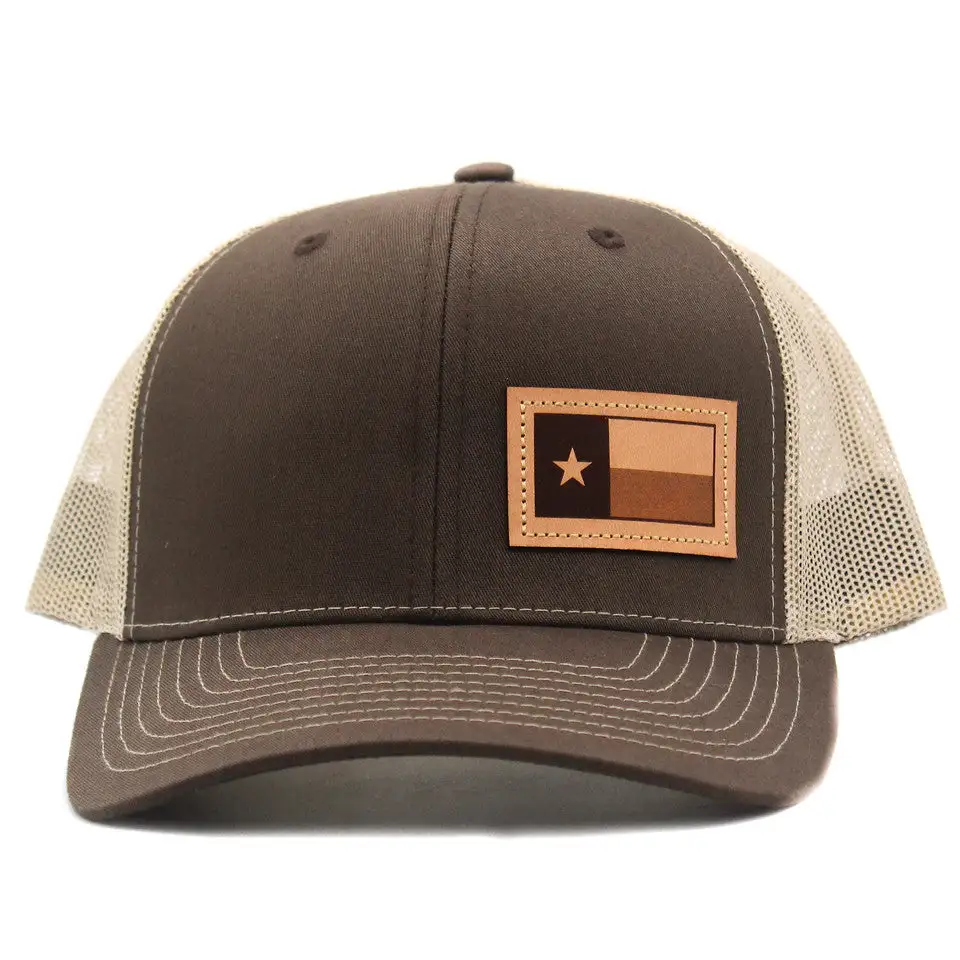 Dally Up TX Flag Leather Patch Cap - Image 2
