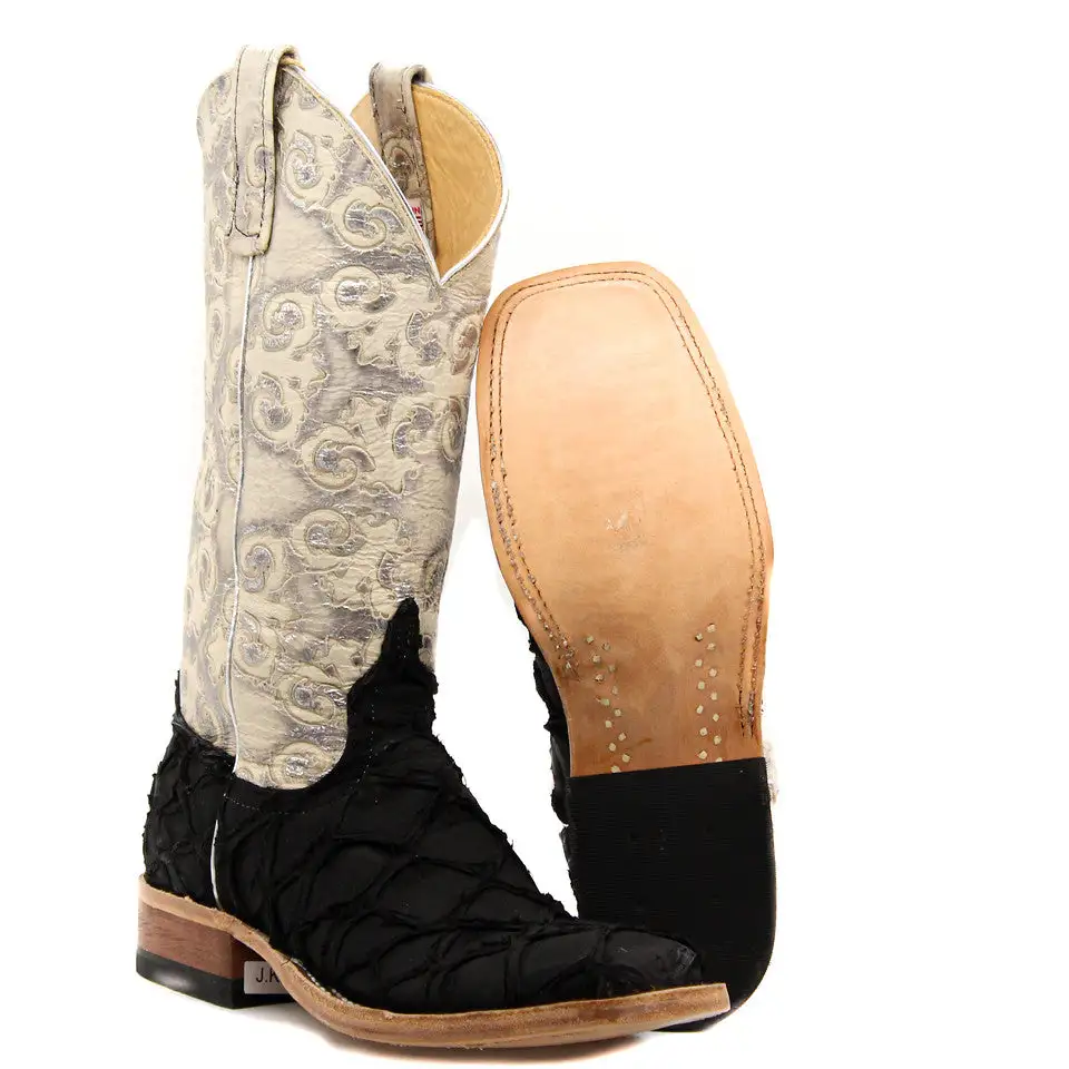 Anderson Bean Boot Co Anderson Bean Exclusive Matte Black Big Bass Ladies' Boot - Image 5