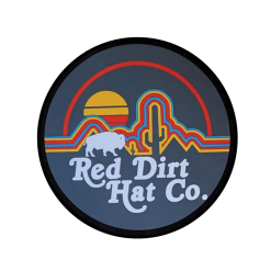 Red Dirt Hat Co. Red Dirt Hat Co Neon Buffalo Sticker