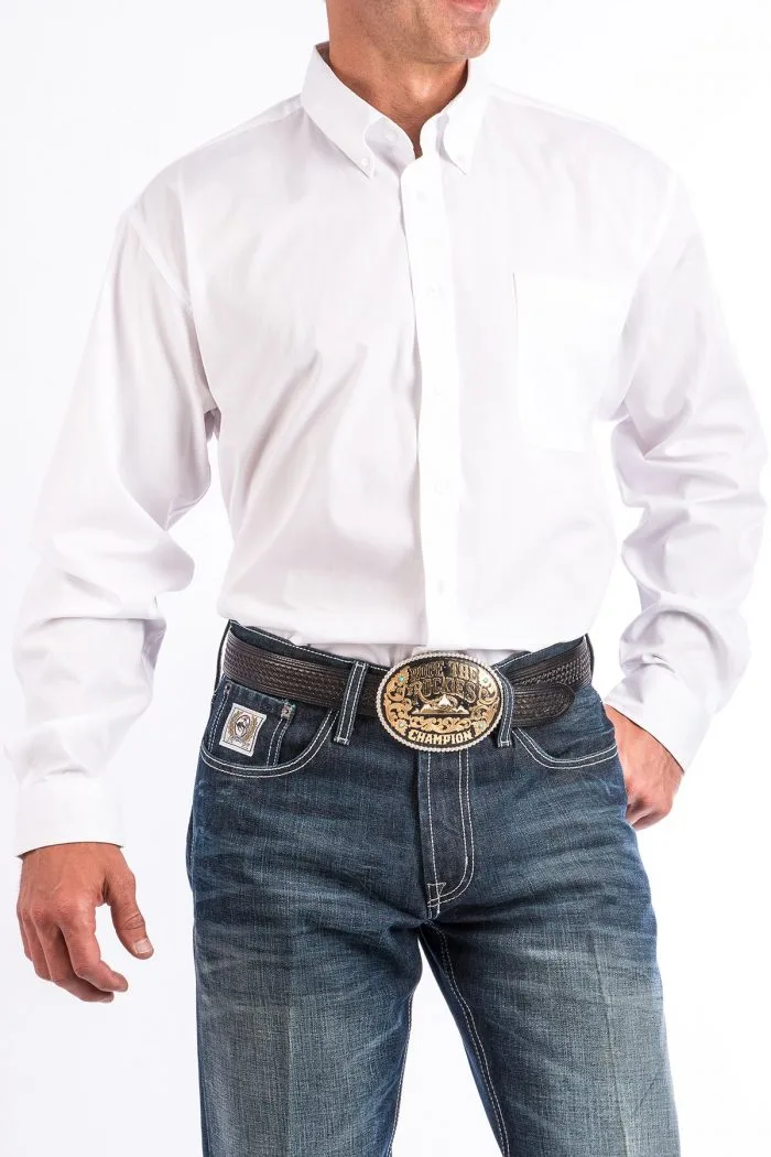 Cinch-Rocky Mountain Clothing Company Cinch White Classic Fit Men's Shirt