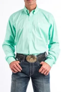 Cinch-Rocky Mountain Clothing Company Cinch Green Classic Fit Men's Shirt