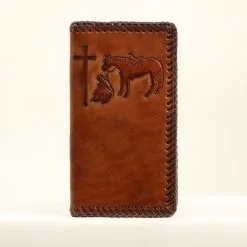 M&F Western Products Nocona Embossed Cross Rodeo Wallet